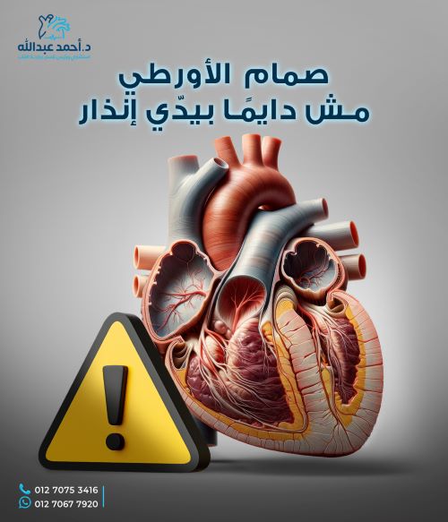 اعراض ارتجاع الصمام الأورطى